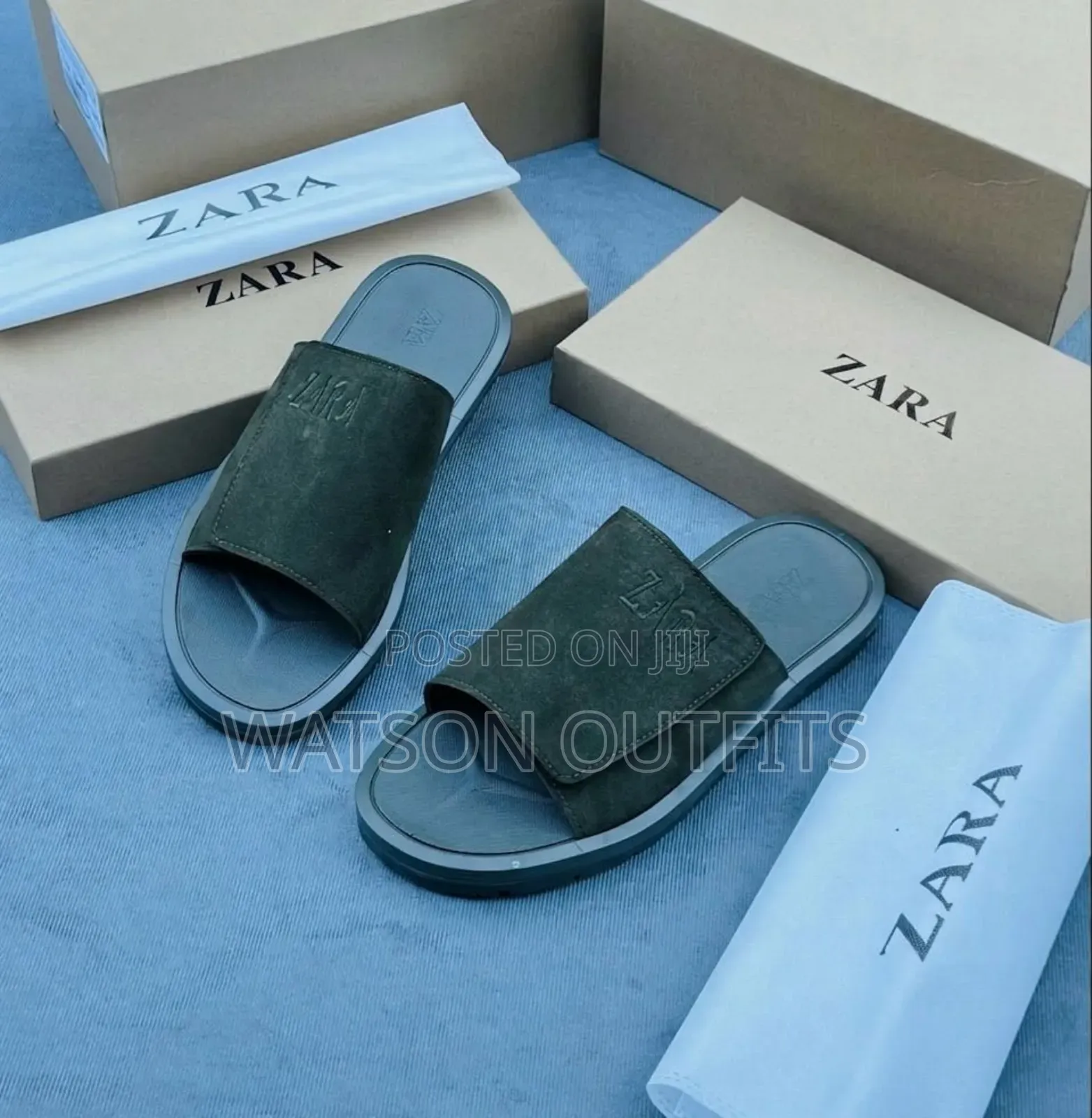 Men's Leather Sandal Shoes Zara Timberland and Birkenstock Brands
