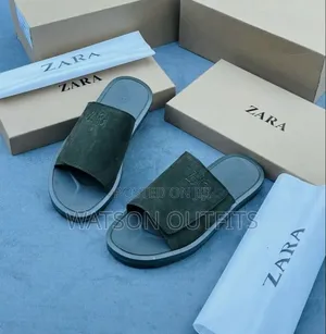 Men's Leather Sandal Shoes Zara Timberland and Birkenstock Brands