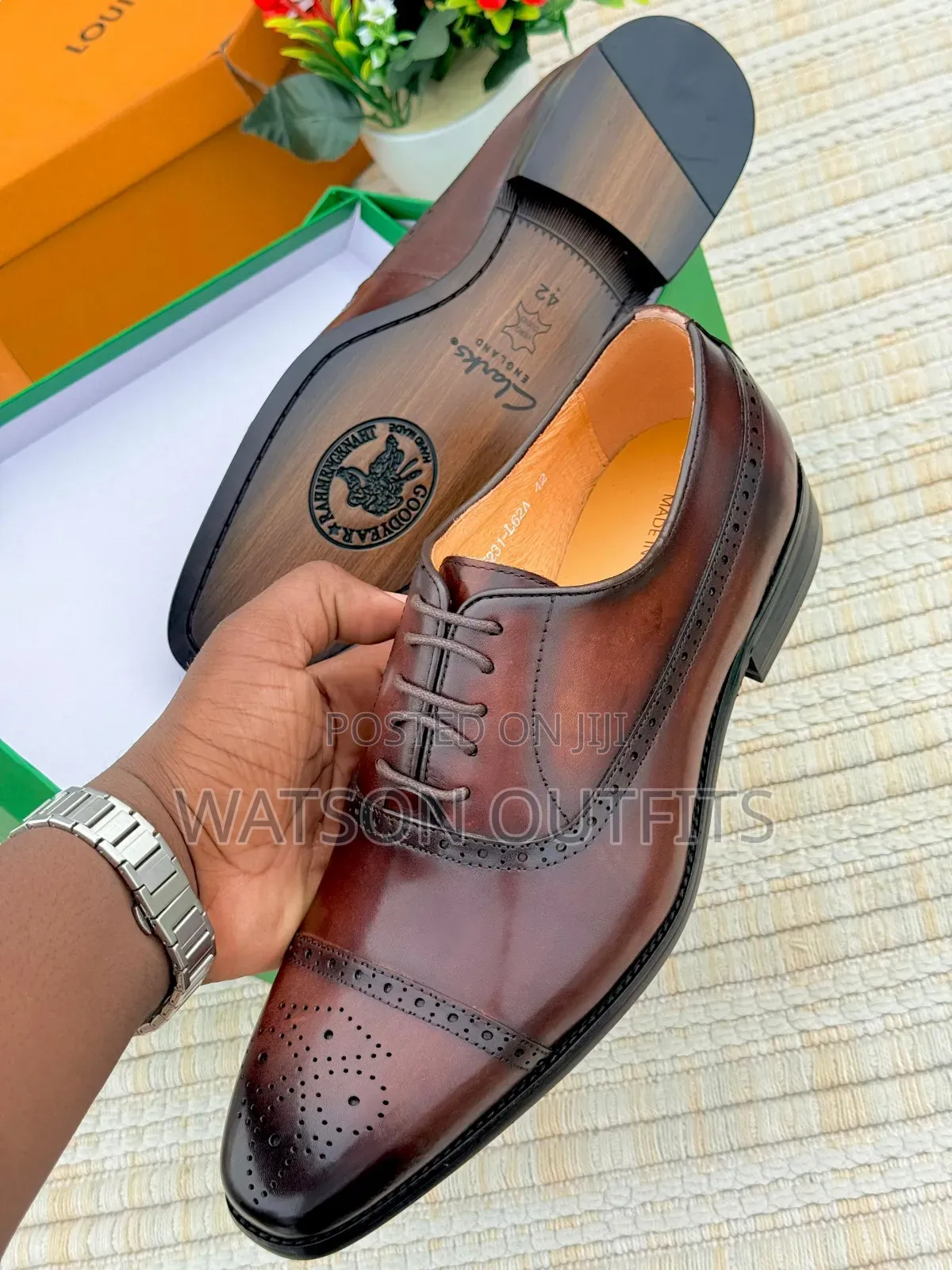 Clarks Brand Materials Quality Men's Leather Shoes Totally Original