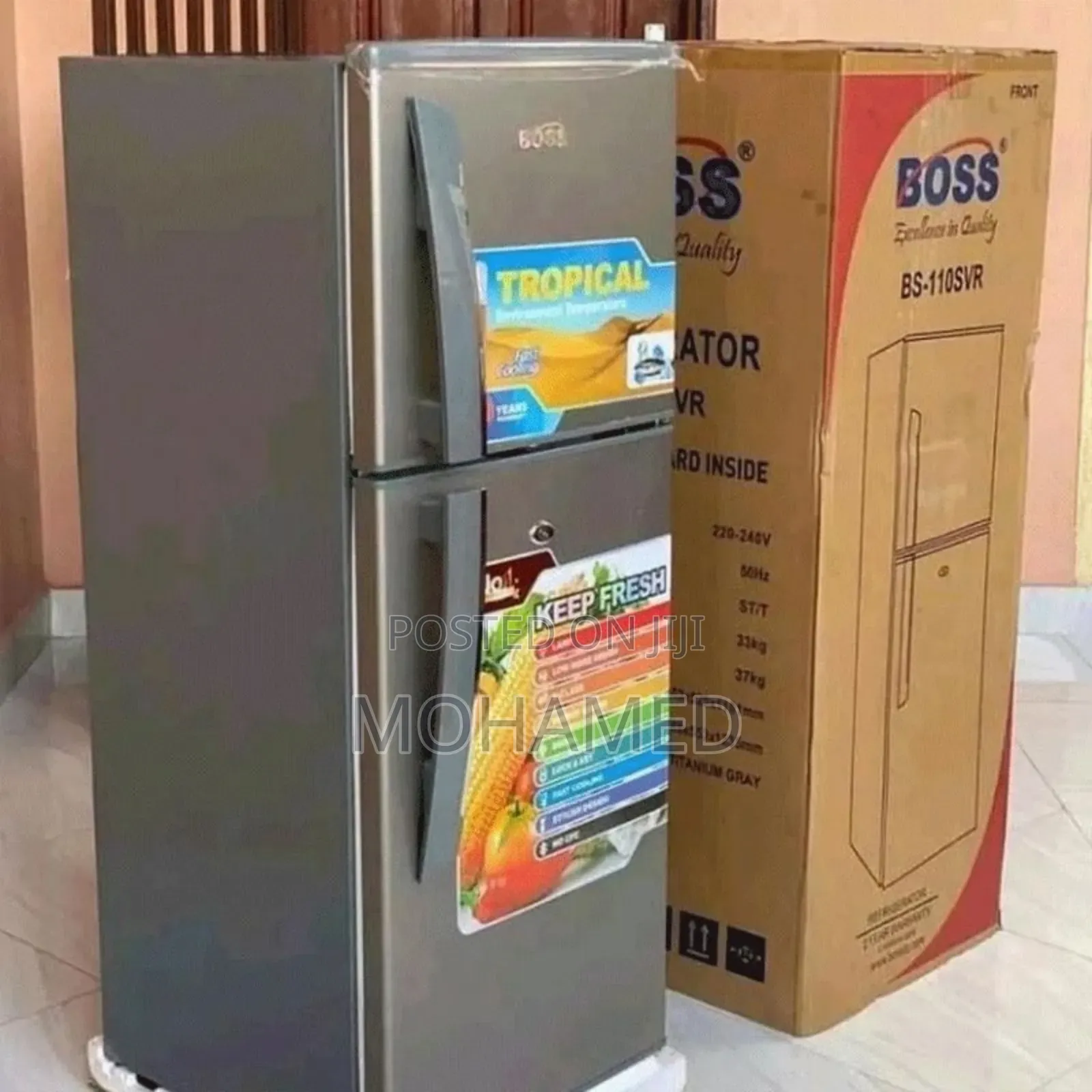 Boss Fridge Bs110svr (140l