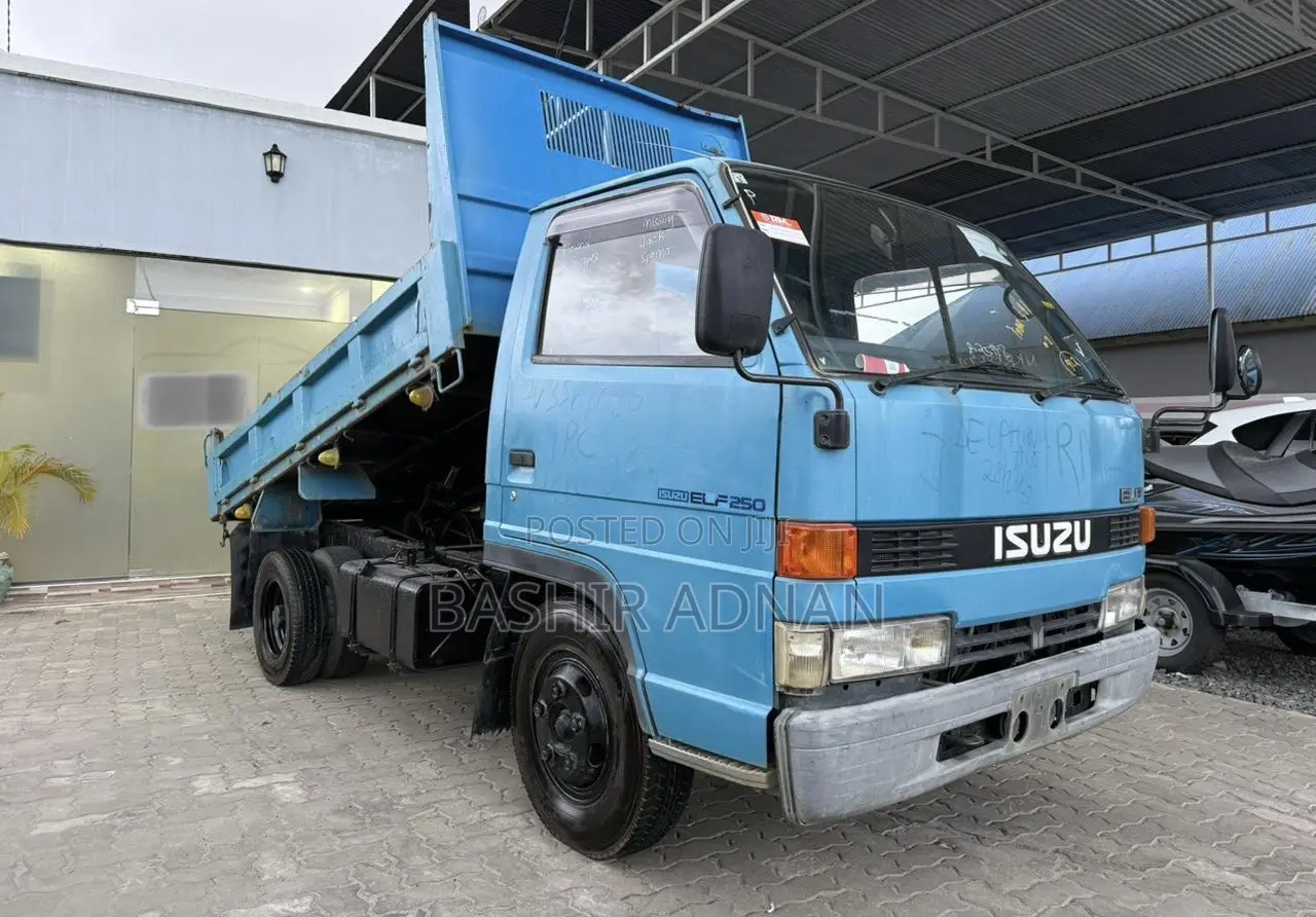 Isuzu Elf Dumper Truck 2 Tonnes Upper Leaf Unregistered(Mpya).