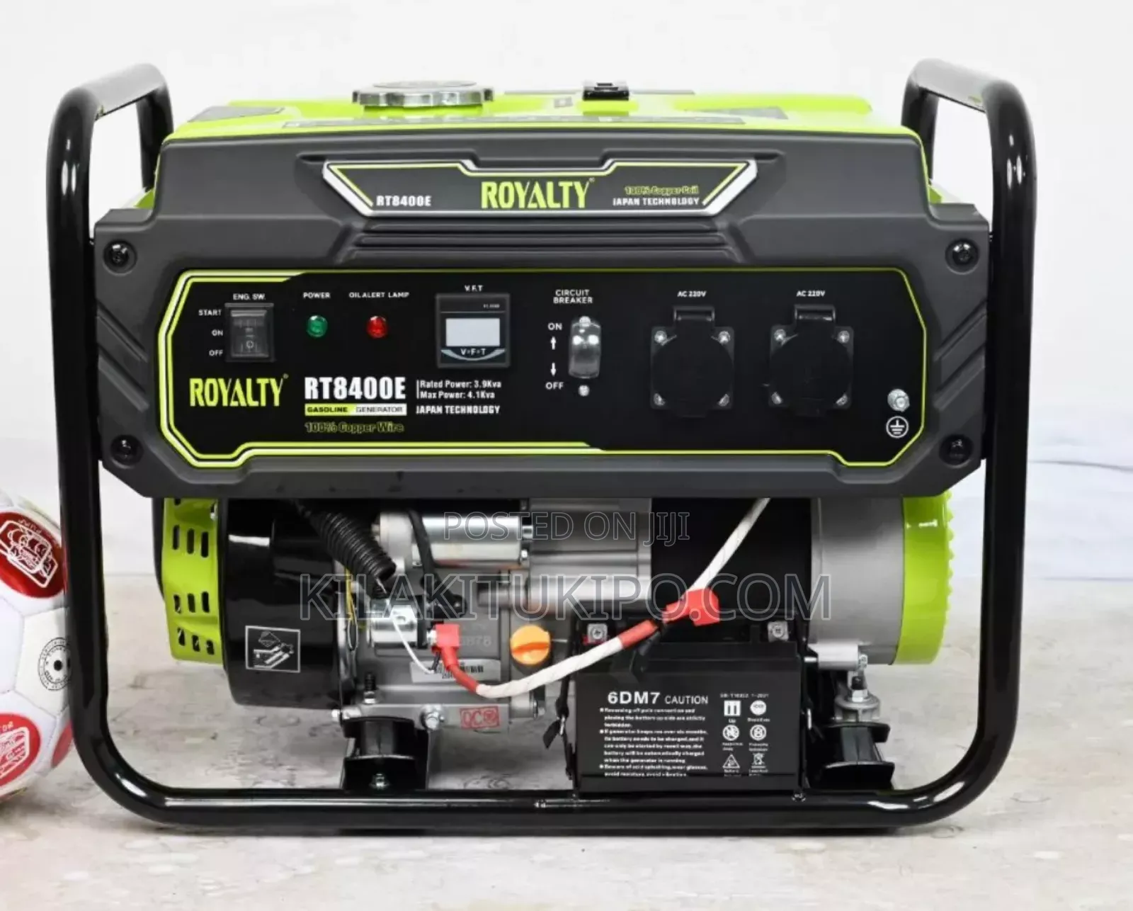 Petrol Generators
Model 8400e Max 4.1kv Key to Start