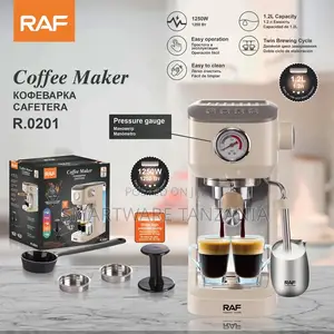 Raf R.0201 Espresso Coffee Maker With 20-Bar Pump, 1.2l