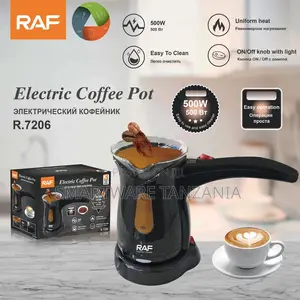 Raf R.7206 Electric Coffee Pot Turkish Style, 500w Black