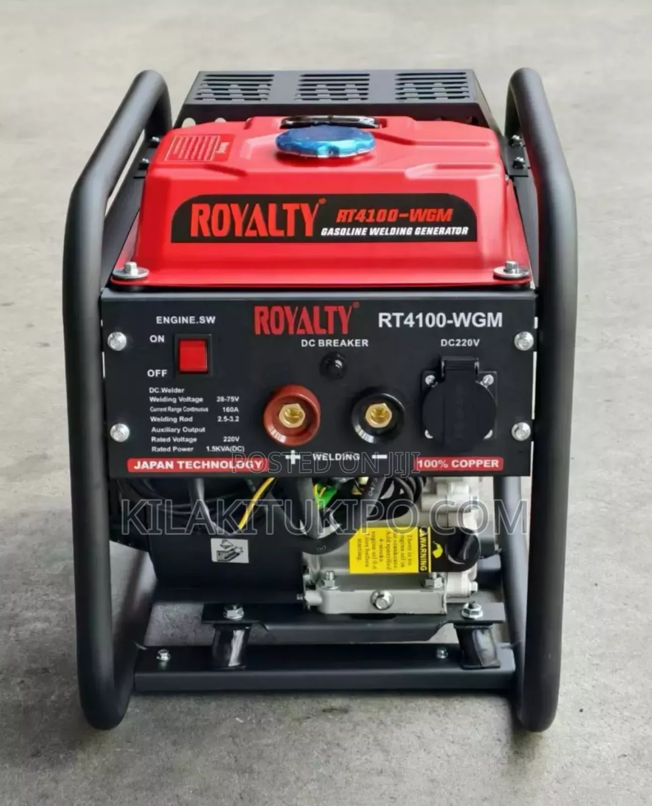 Petrol Welding Generator 
Model 4100 WGM 
Dc Welder