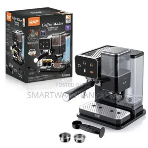 Raf Coffee Maker R.0204 2-in-1 Espresso and Bean Grinder