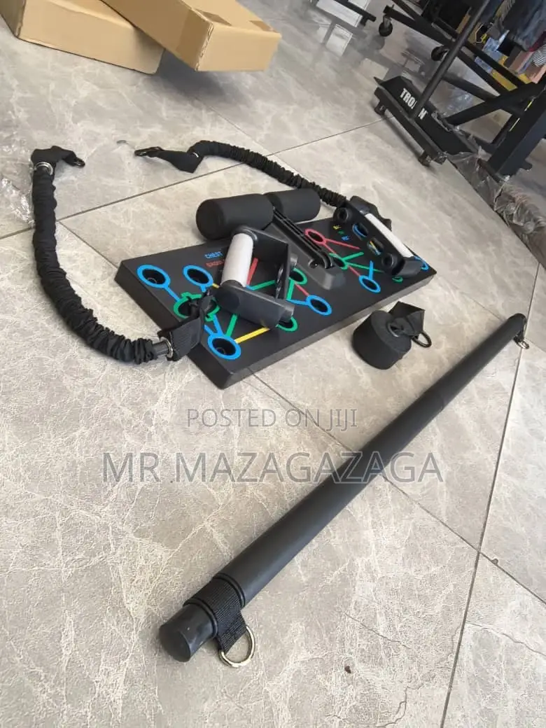 Push-Up Board and Resistance Band