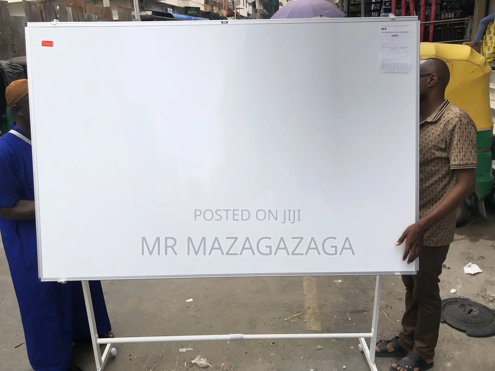 Whiteboard With Stand 120cmx180cm