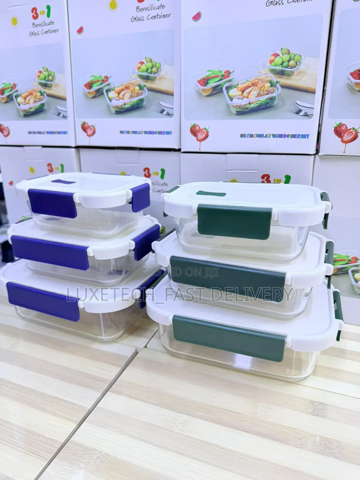 Borosilicate Glass Food Storage Containers
