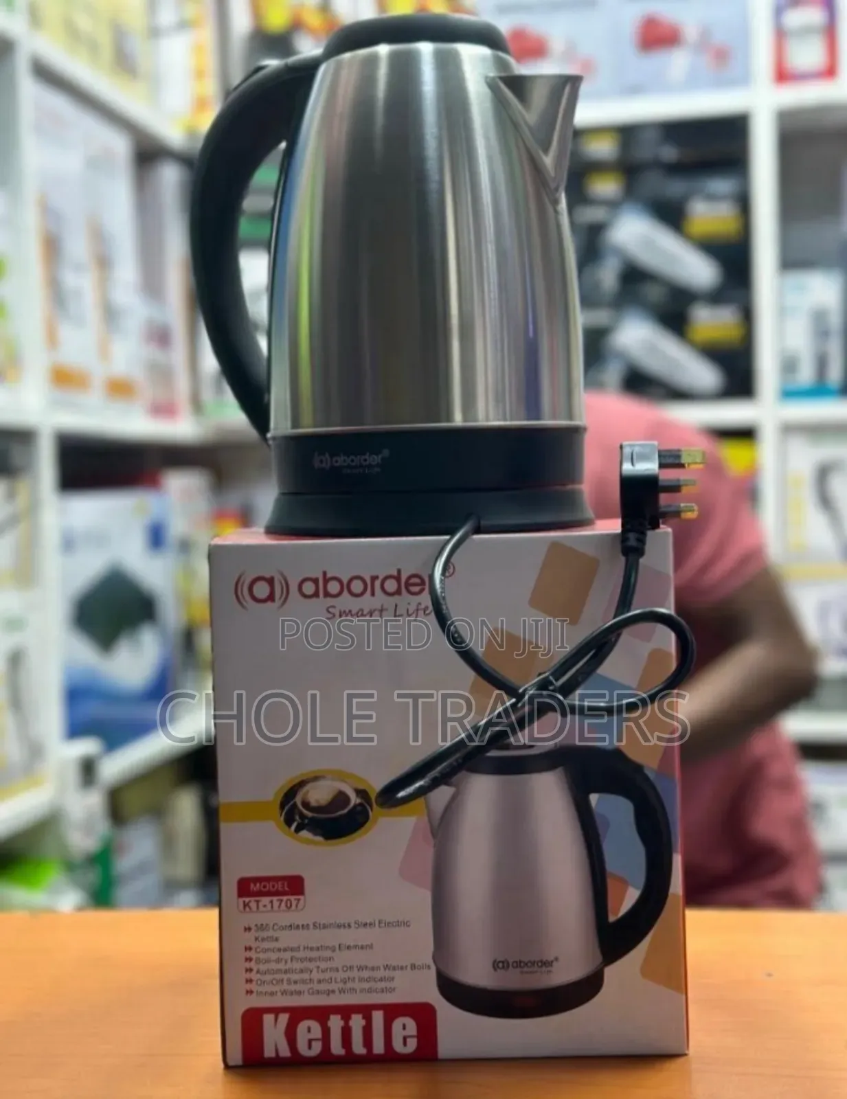 1.8l Aborder Cordless Kettle(Kt-1707)