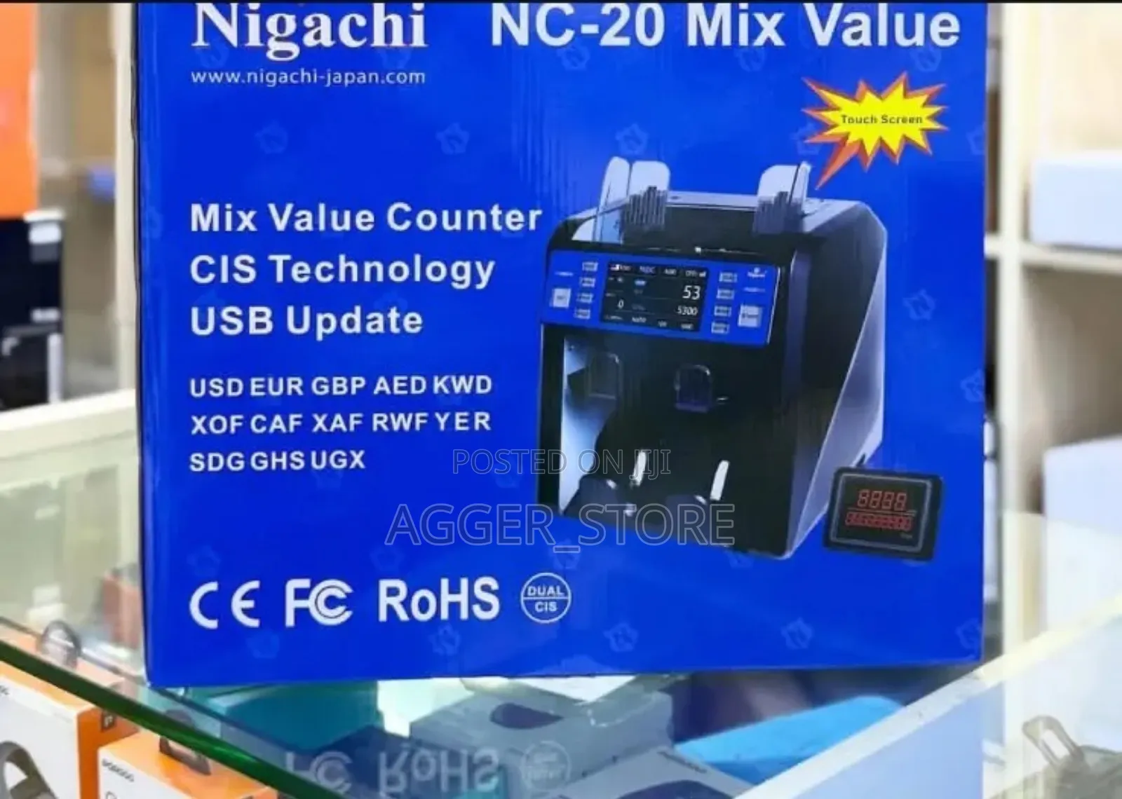 Nigachi Mix Value Bill Counter Cis Technology Usb Update