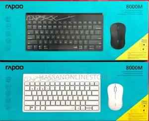 Rapoo 8000m Multi-Mode Wireless Keyboard Set