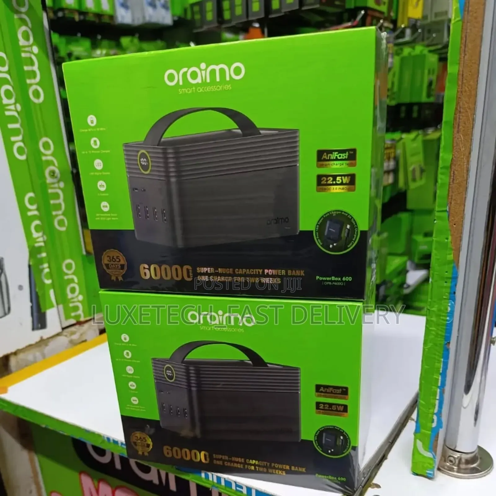 Oraimo Powerbox 600 Portable Power Bank 60,000mah