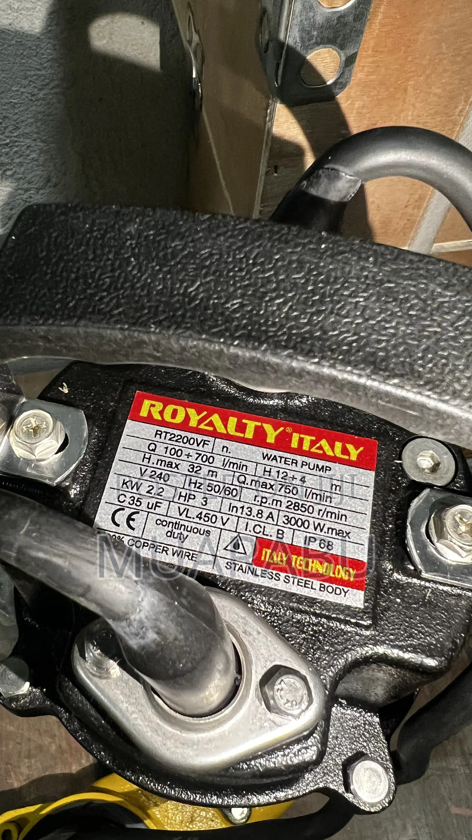 Royalty Submersible Water Pump 3hp