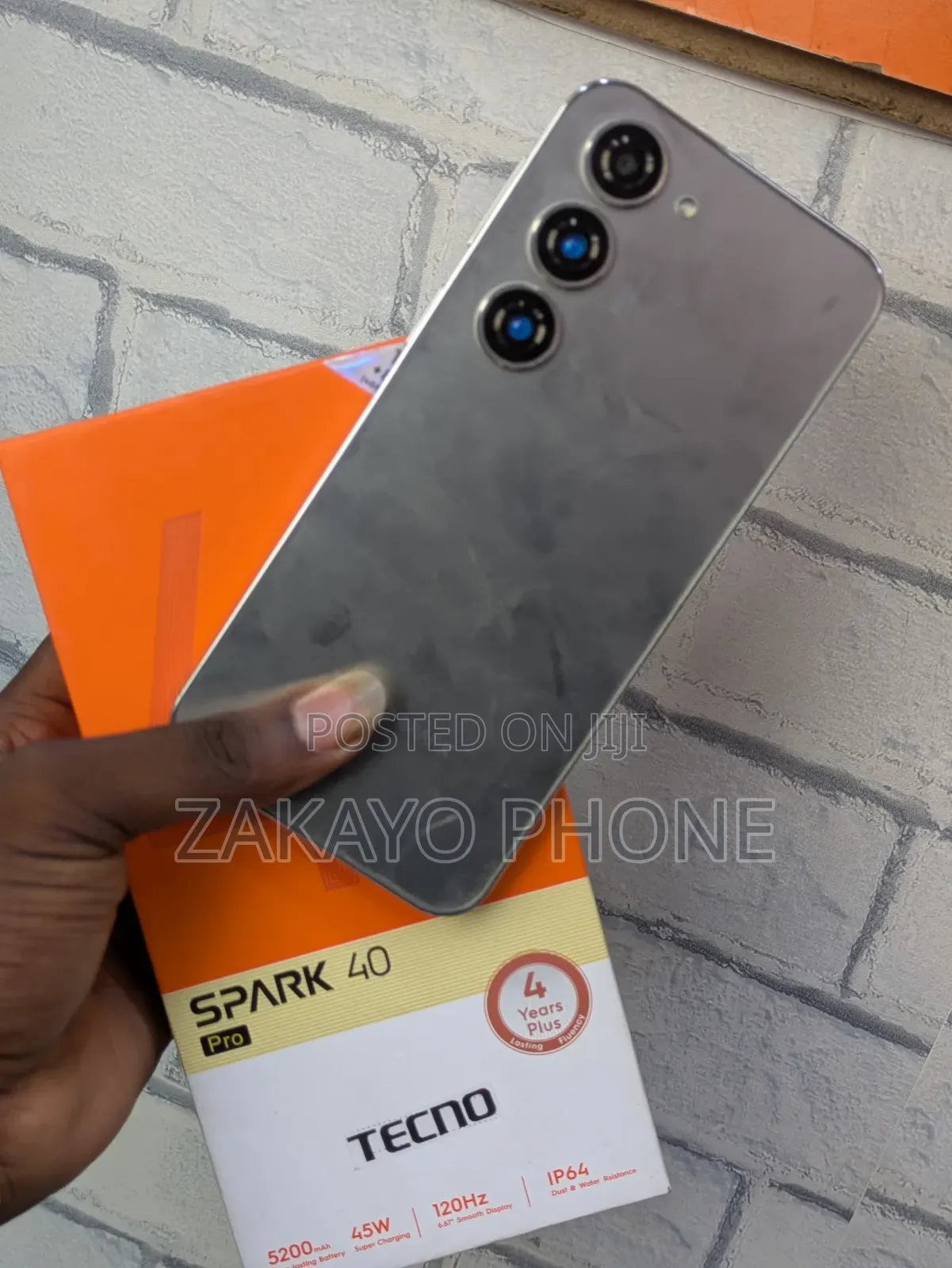 New Tecno Spark 40 Pro 256 GB Gray