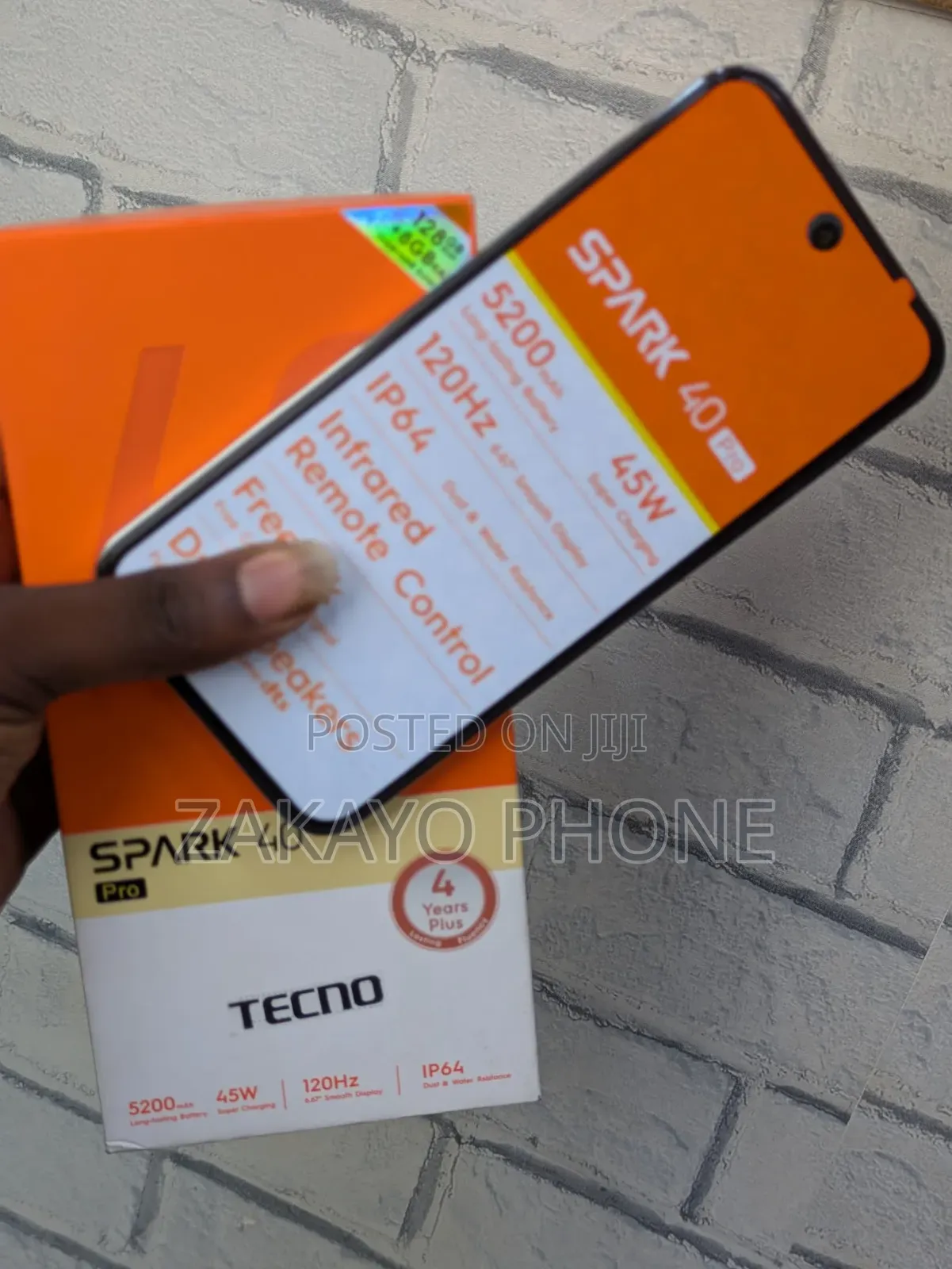 New Tecno Spark 40 Pro 256 GB Gray