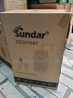 Sundar Sd3016bt Portable Trolley Speaker With One Microphone