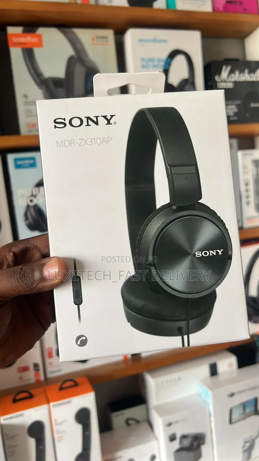 Sony MDR-Zx310ap Wired on-Ear Folding Headphones