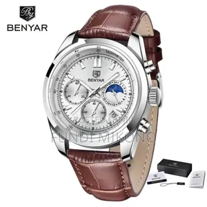 Benyar Watch (Brown Strips)