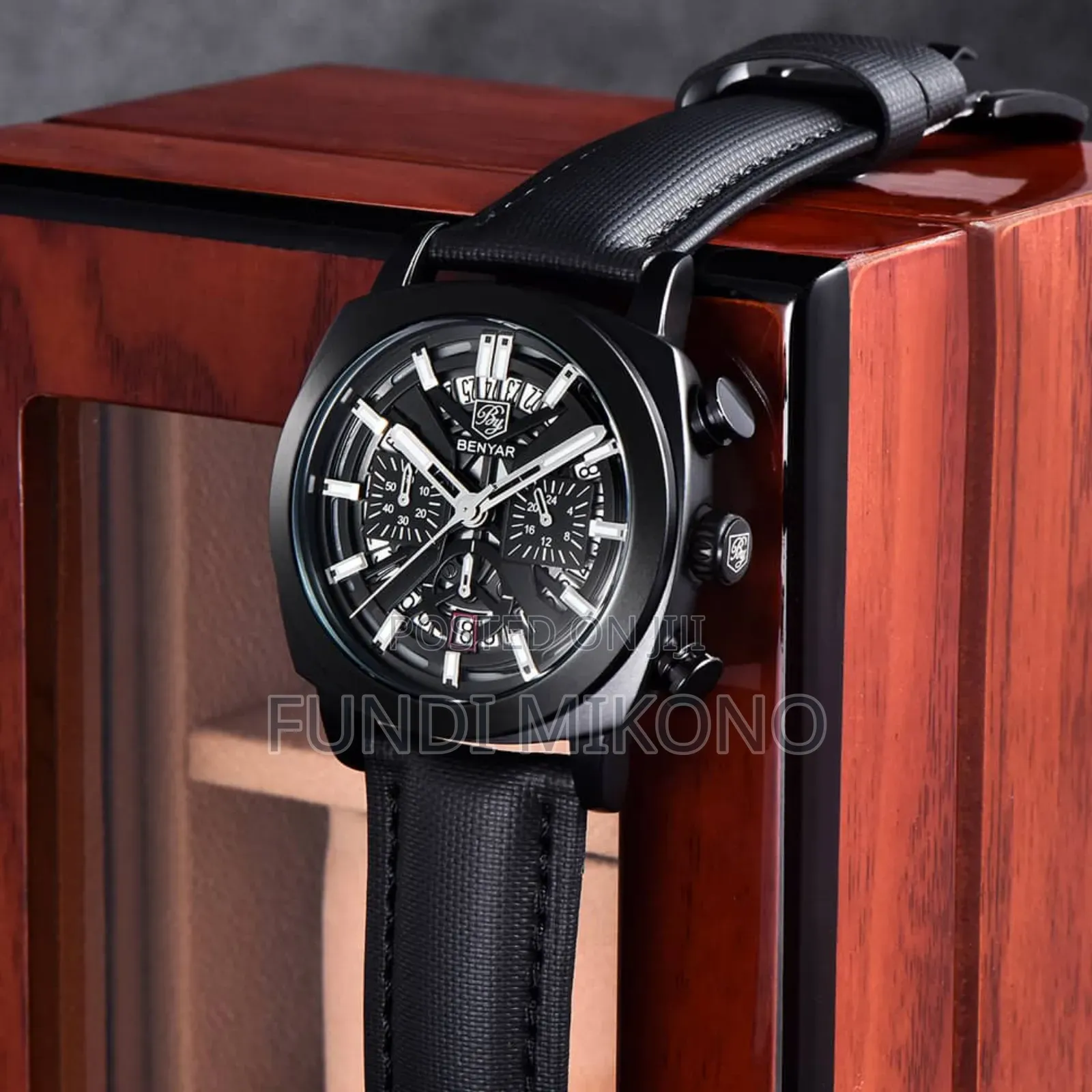 Benyar Mechanical Watches ( Fullblack)