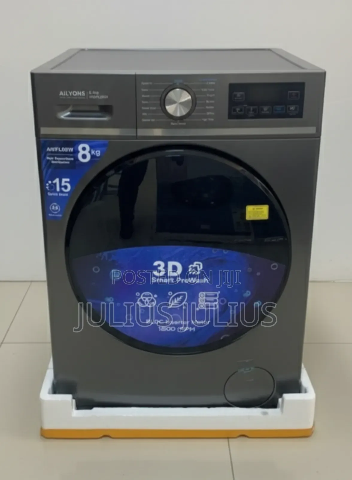 Ailyon Washing Machine 8kg Front Load
