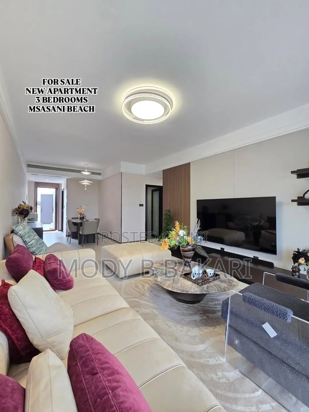 Furnished 3bdrm Apartment in Msasani for sale