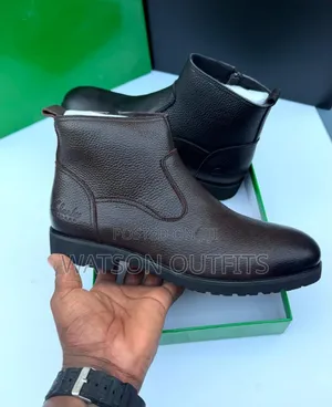 3 Colours Clarks Brand New Men's Leather Boots Materials Quality