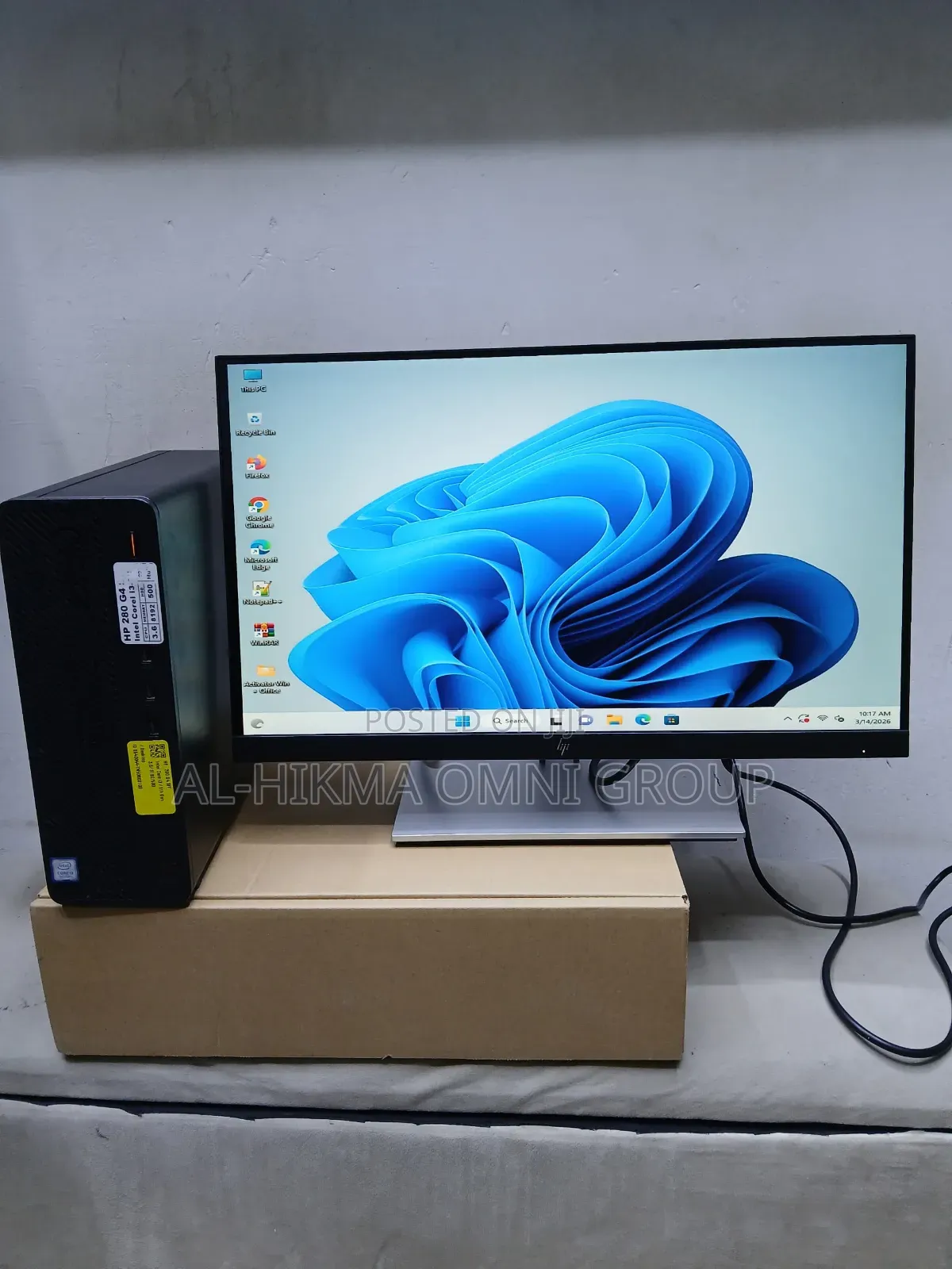 Desktop Computer HP 280 G3 8GB Intel Core i3 SSD 500GB