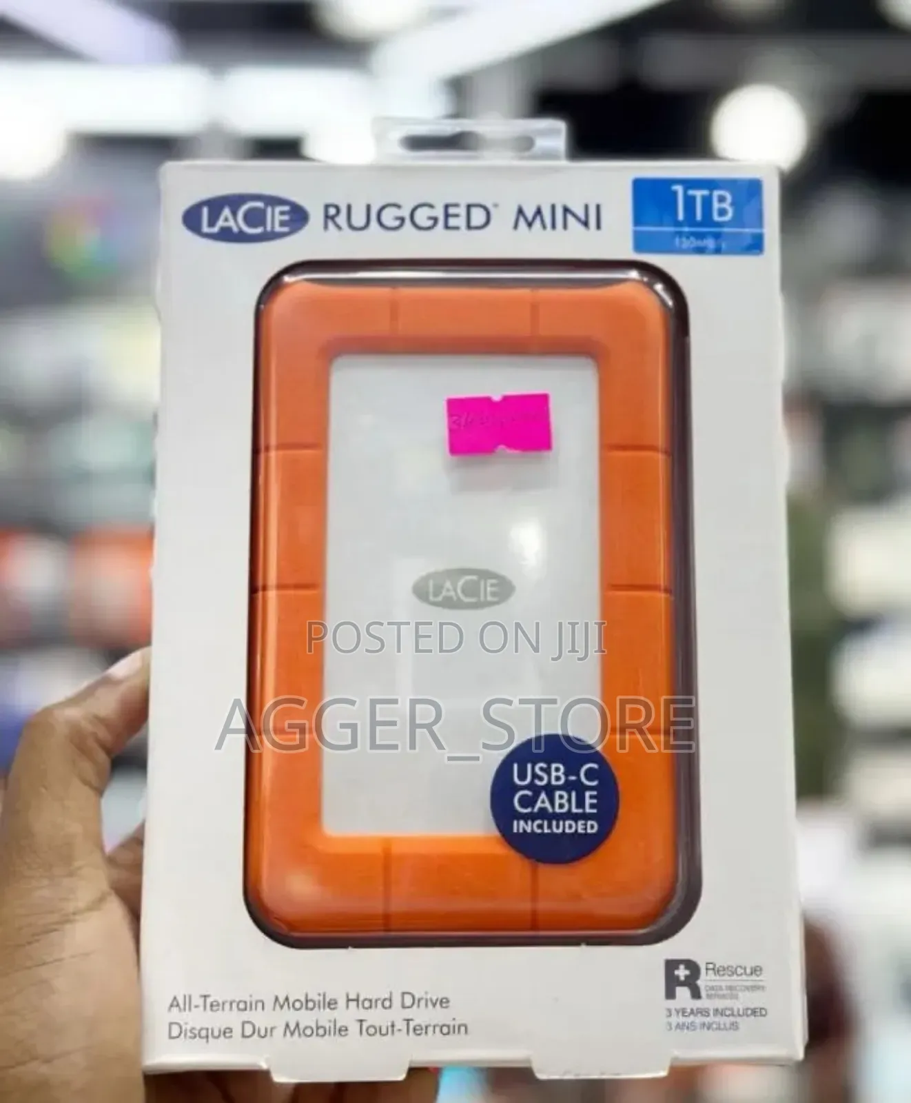Lacie Rugged Min 1tb Mobile Hard Drive