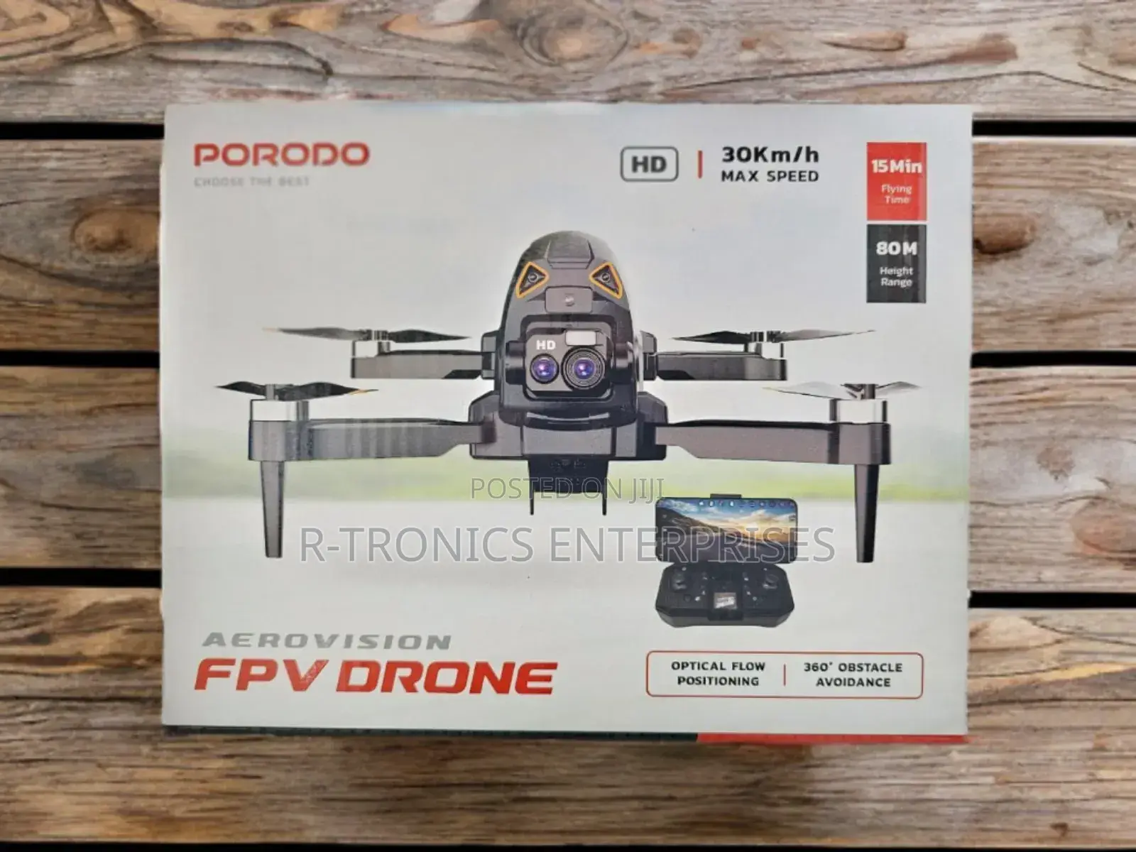 Pd-DRNDC-Bk Porodo Aerovision FPV Drone