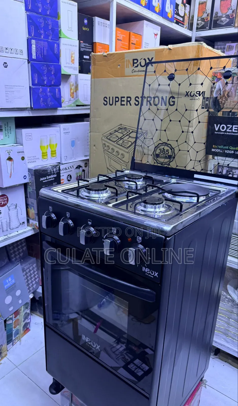 Inbox 4 Plates Stove With Oven