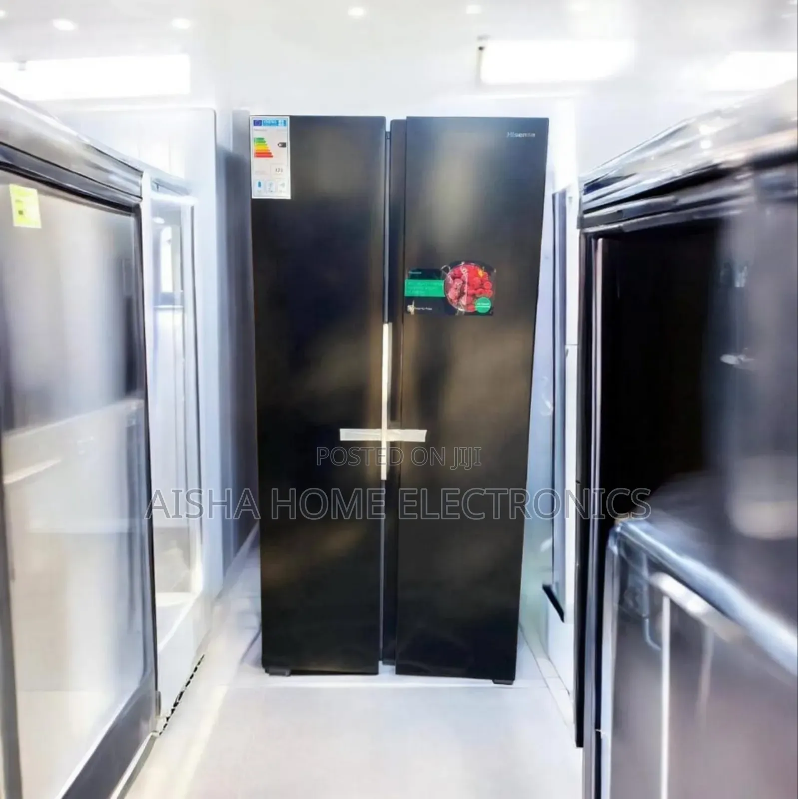 Hisense 468l Side by Side Refrigerator - Rs3n428nab