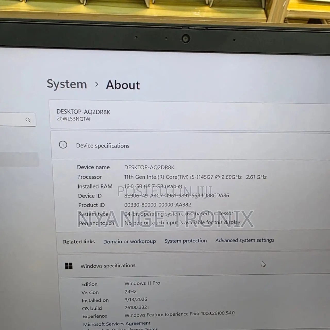 Laptop Lenovo ThinkPad X13 Gen 2 16GB Intel Core i5 SSD 256GB