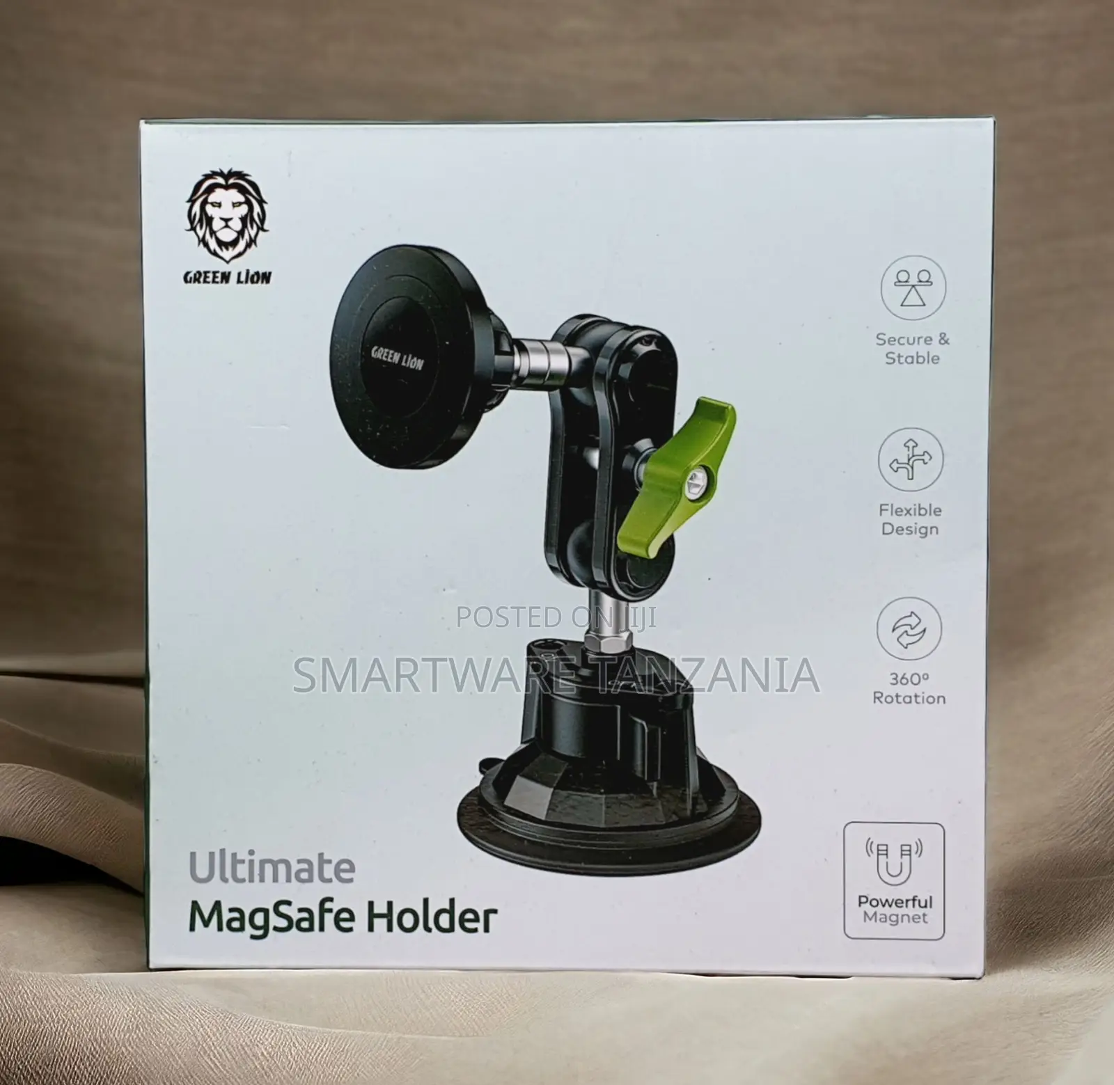 Green Lion Ultimate Magsafe Car Holder With 360 Rotation