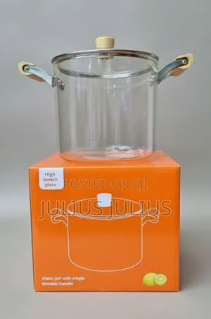 High Boron Glass Pot 5 LTRS