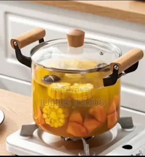 High Boron Glass Pot 5 LTRS