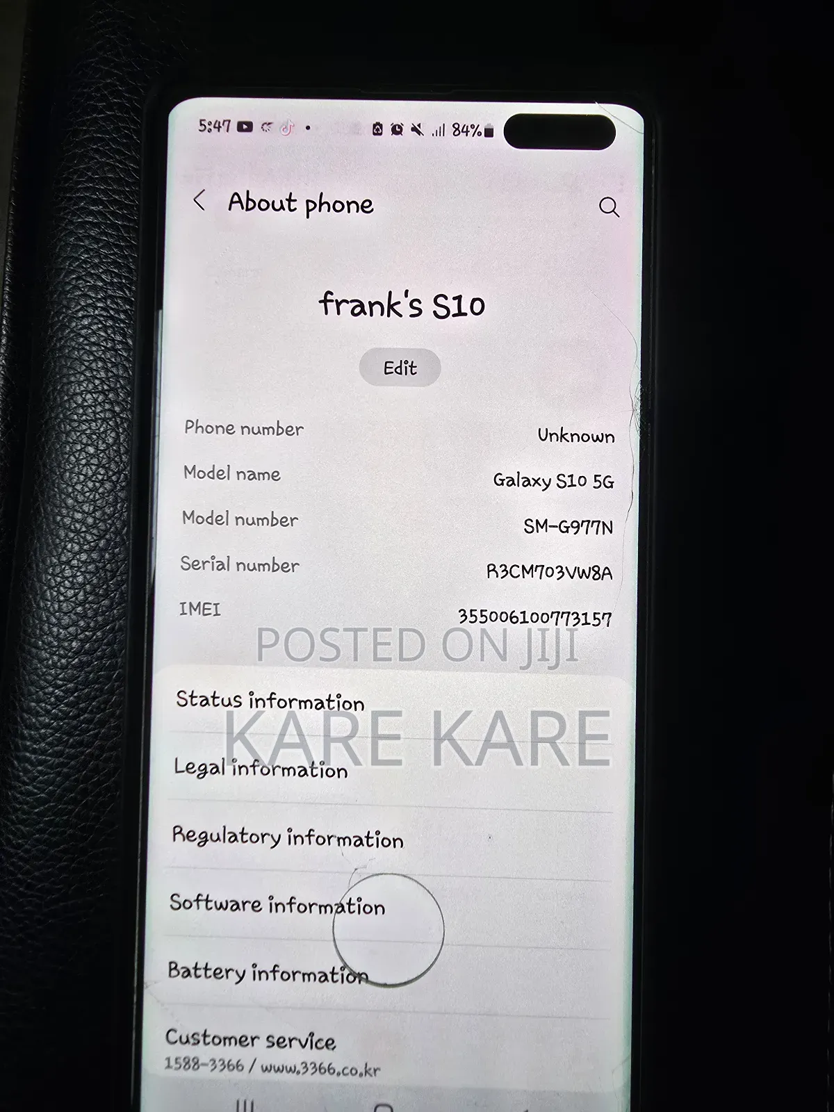 Samsung Galaxy S10 5G 512 GB Black