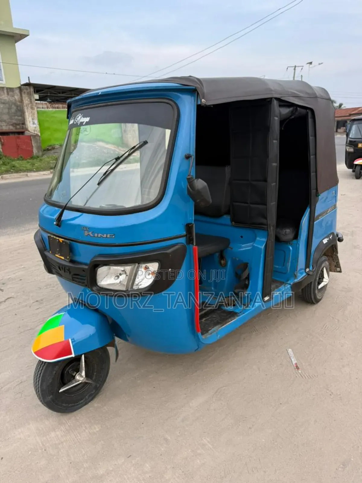 TVS King Deluxe Plus iTouch Start 2023 Blue