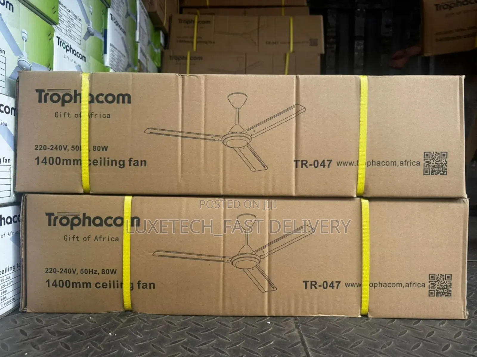 Trophacom 1400mm Ceiling Fans 56-Inches