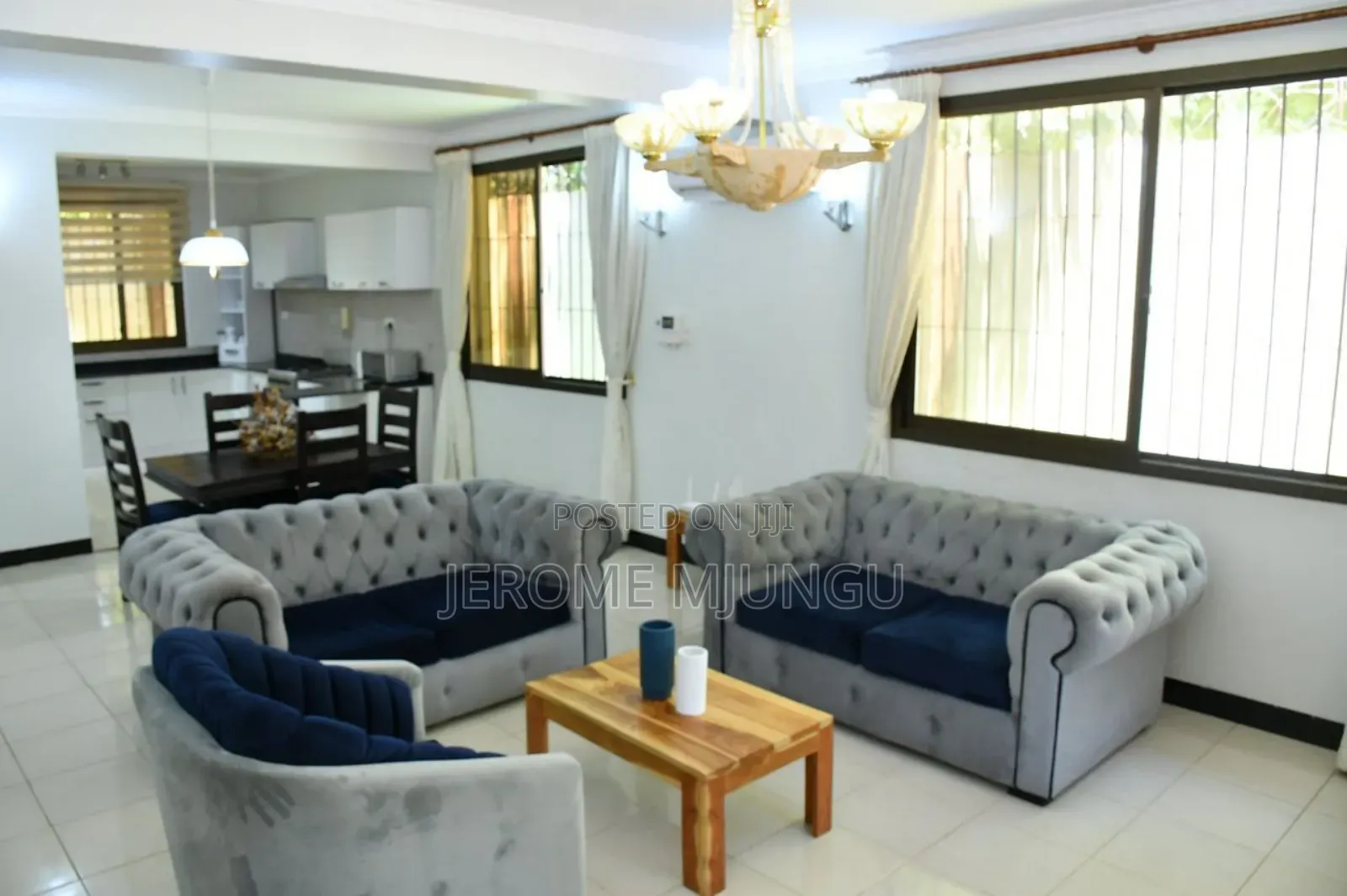 Furnished 3bdrm Villa in Masaki for rent