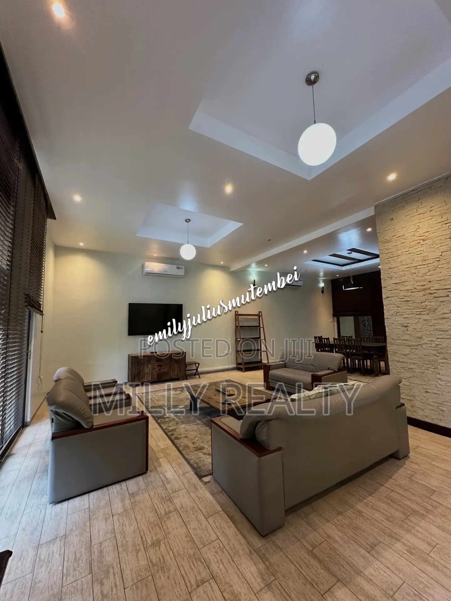 Furnished 4bdrm Villa in Mikocheni Regent for rent
