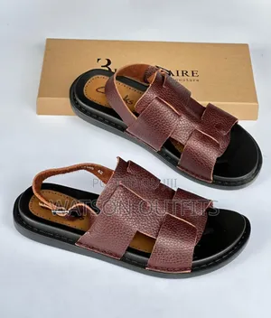 Men's Leather Sandals Clarks Brand Fully Leathered Materials Quality