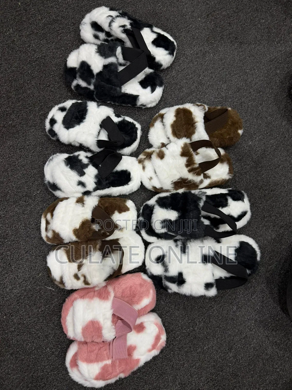 Kids Fur Sandals