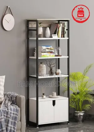Modern Display Shelf Bookshelf - Shelfu Ya Vitabu Na Mapambo