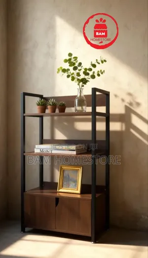 Modern Display Shelf Bookshelf - Shelfu Ya Vitabu Na Mapambo