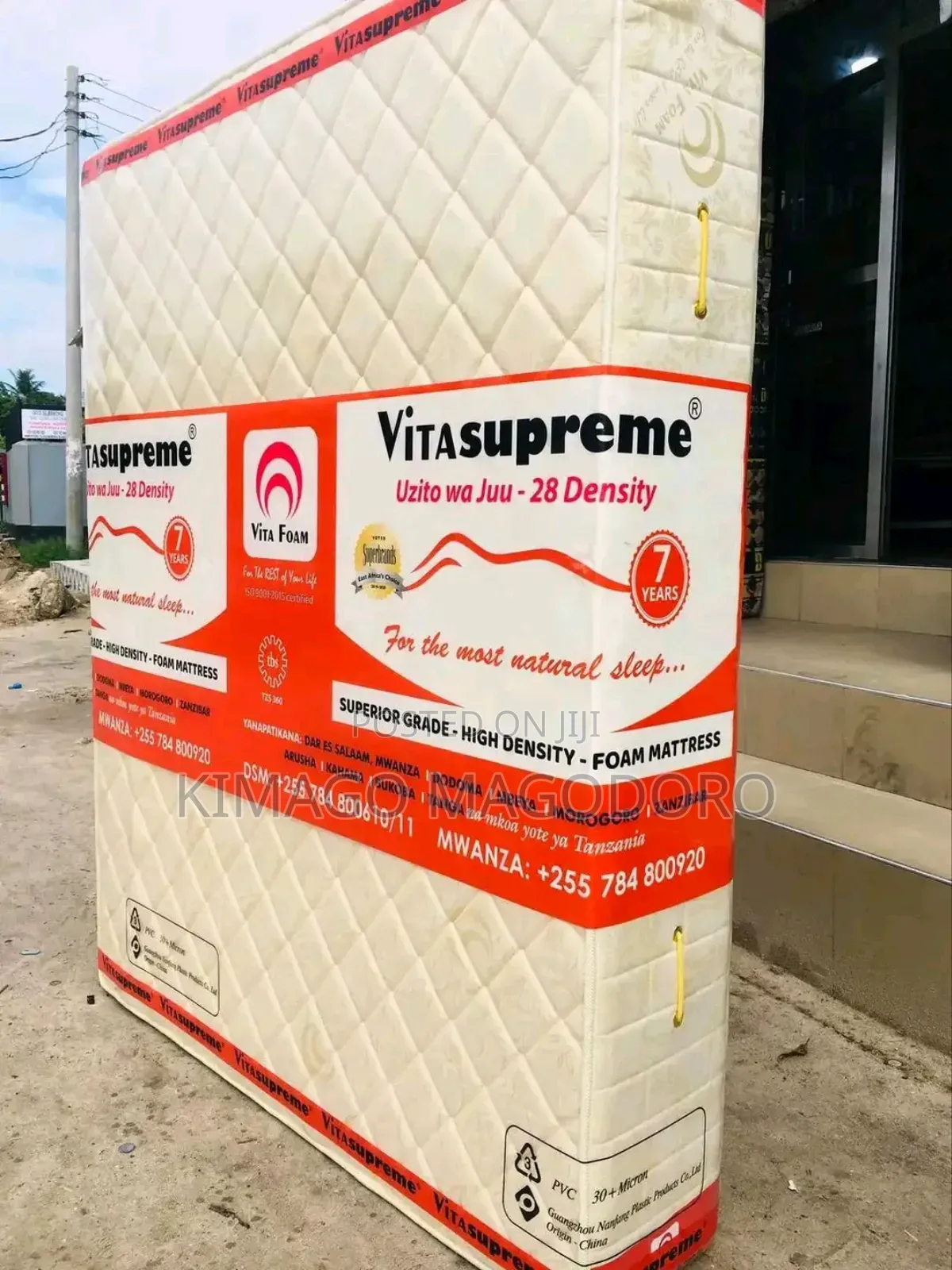 Superior Grade Vitasupreme Mattress 5*6*8 Warranty 7 Years!