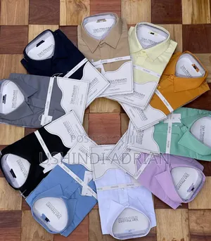Shati Za Mikono Mirefu–Cotton Original