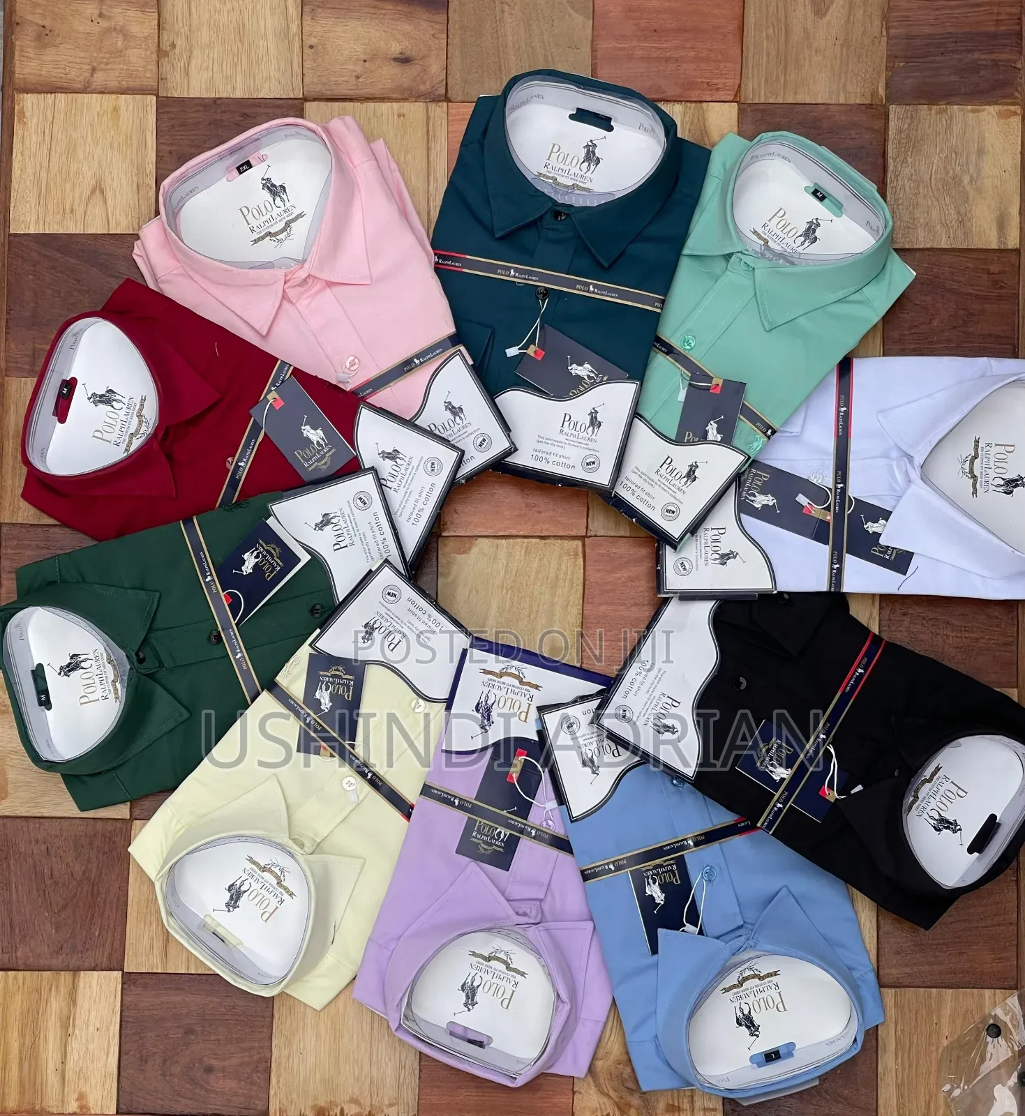 Shati Za Mikono Mirefu–Cotton Original