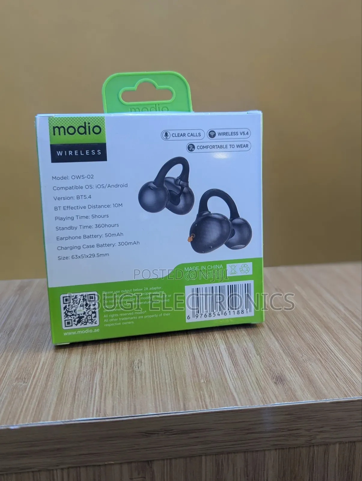 Modio Wireless Earphones Ows 02