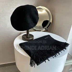 Beret Cashmere Scarf Set